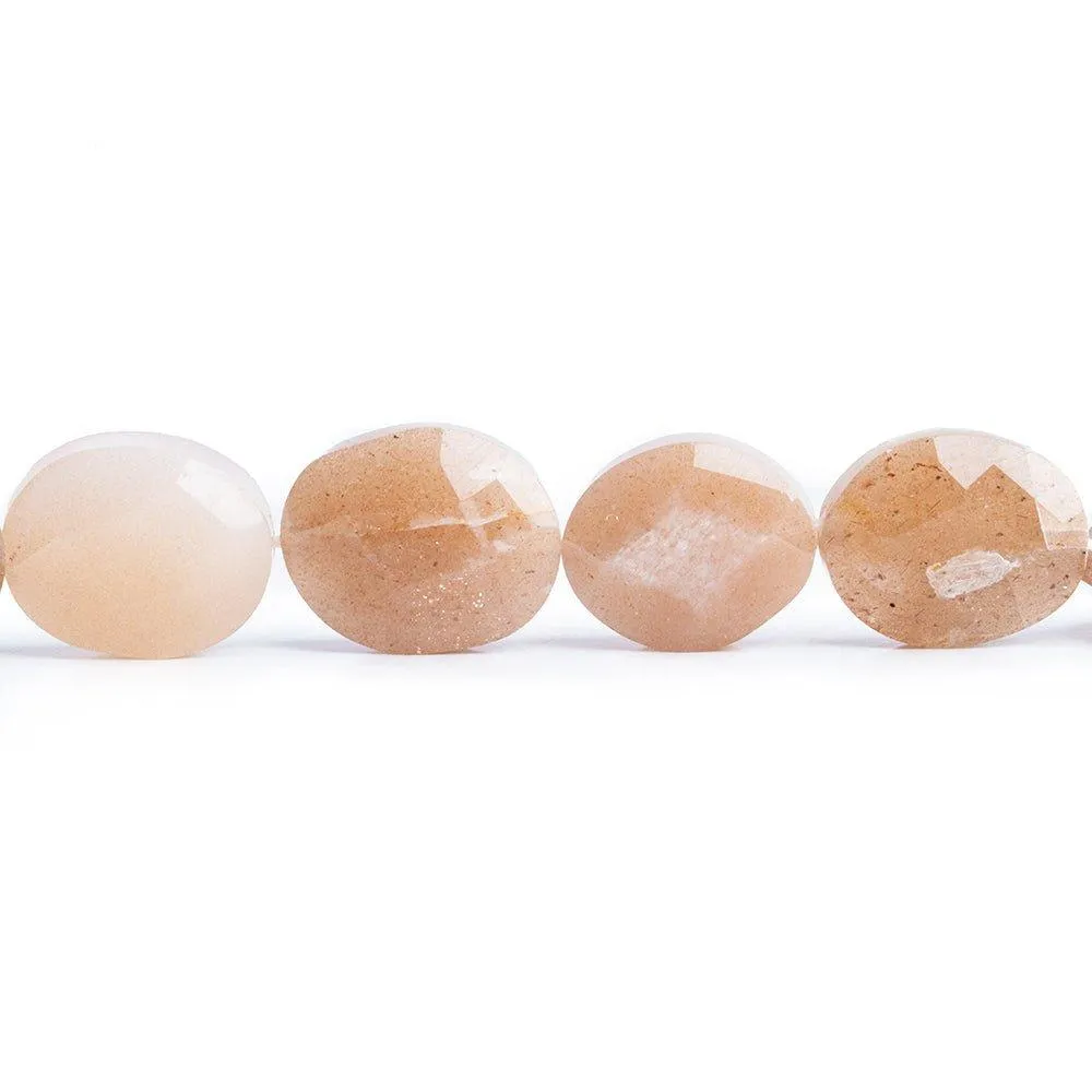 10x12mm Sunstone Faceted Oval 35 beads