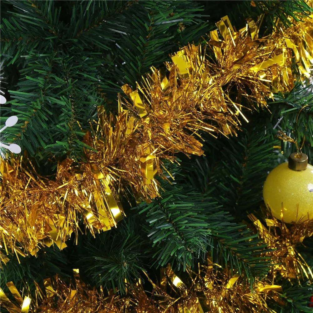 15' Gold Tinsel Christmas Garland