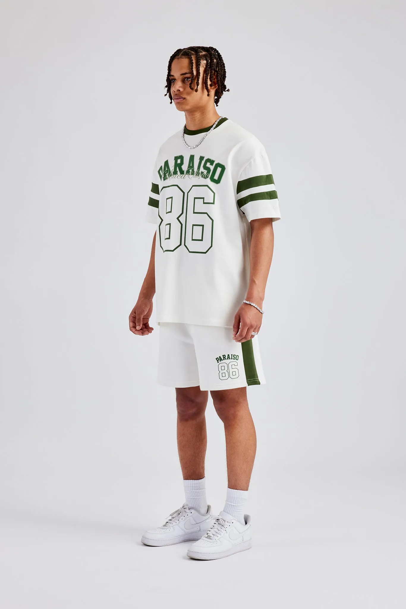 86 Varsity Jersey Short - Off White