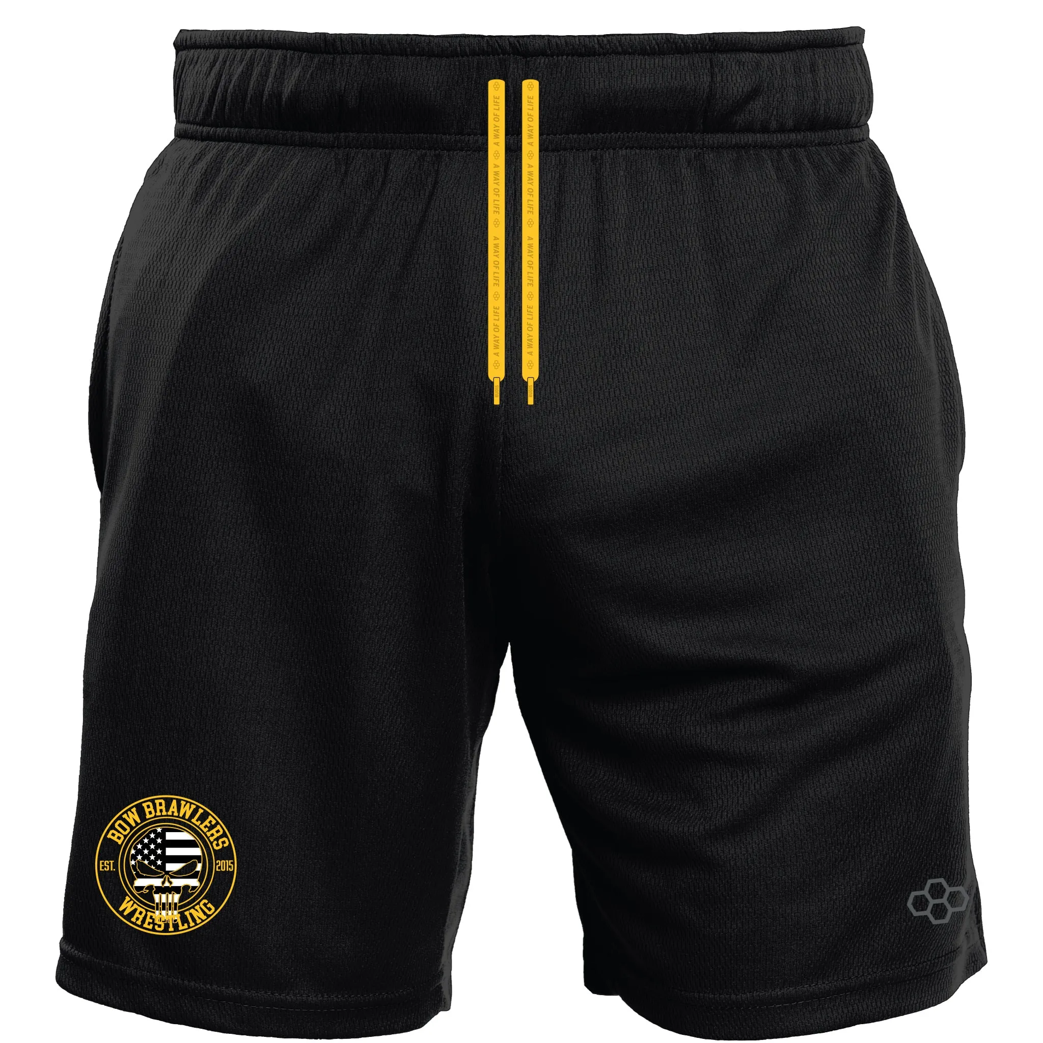 8" Mesh Shorts-Unisex--Bow Brawlers Online Team Store 2023