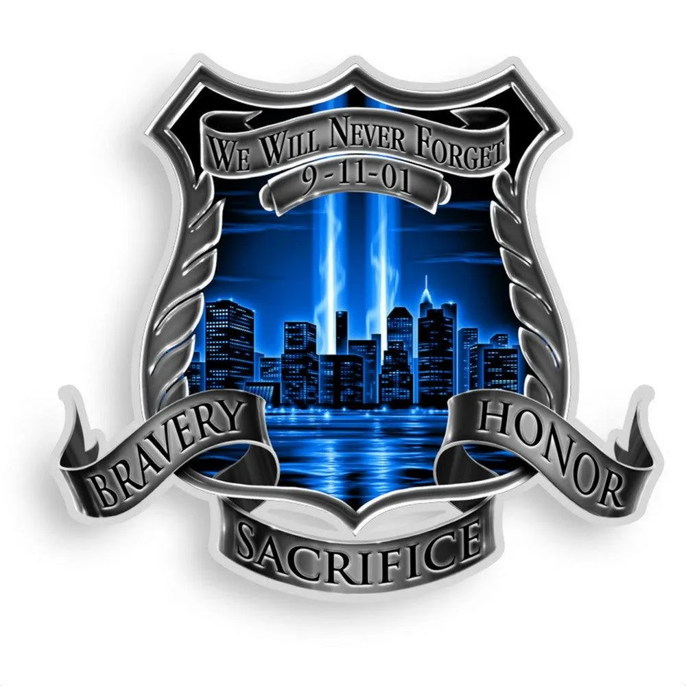 9/11 Police Decal