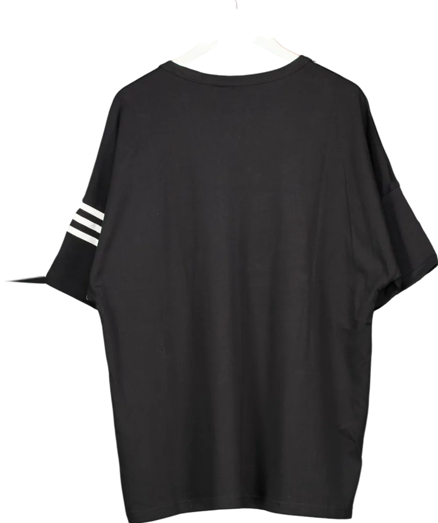 adidas Black Neu Classics Tee UK M