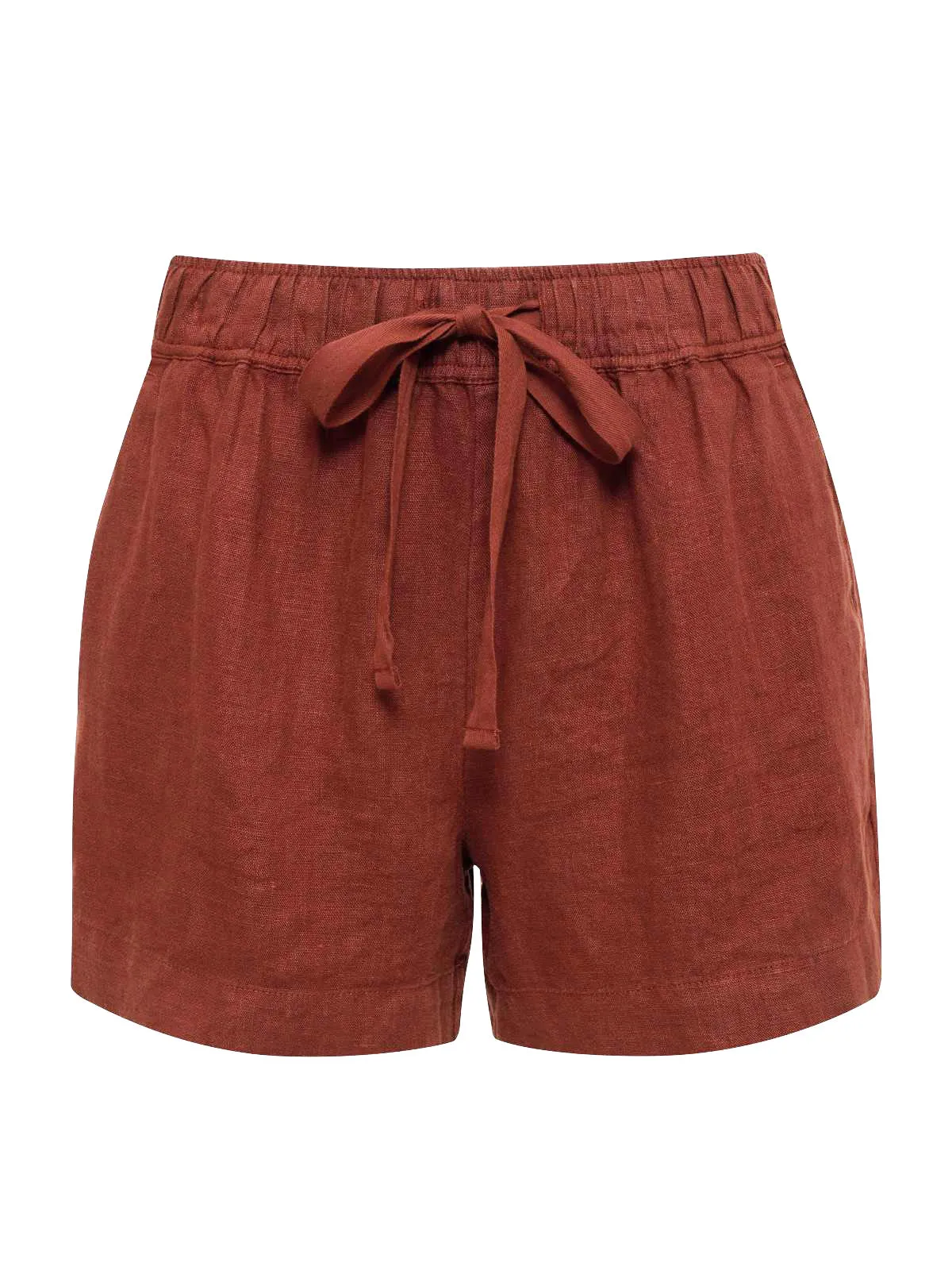 Always Linen Standard Rise Short Rich Clay