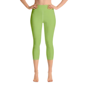 Apple Green Capri Yoga Pants