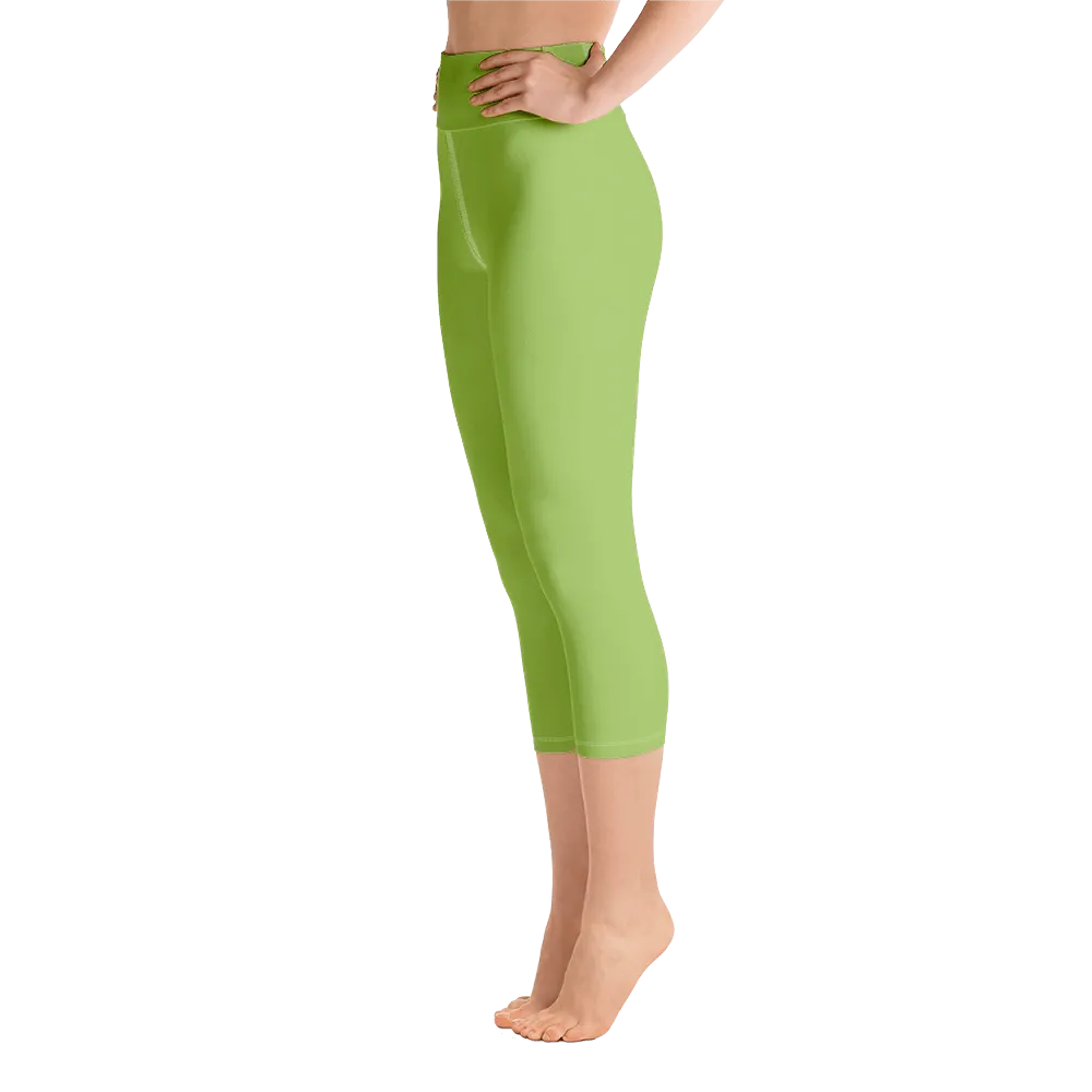 Apple Green Capri Yoga Pants