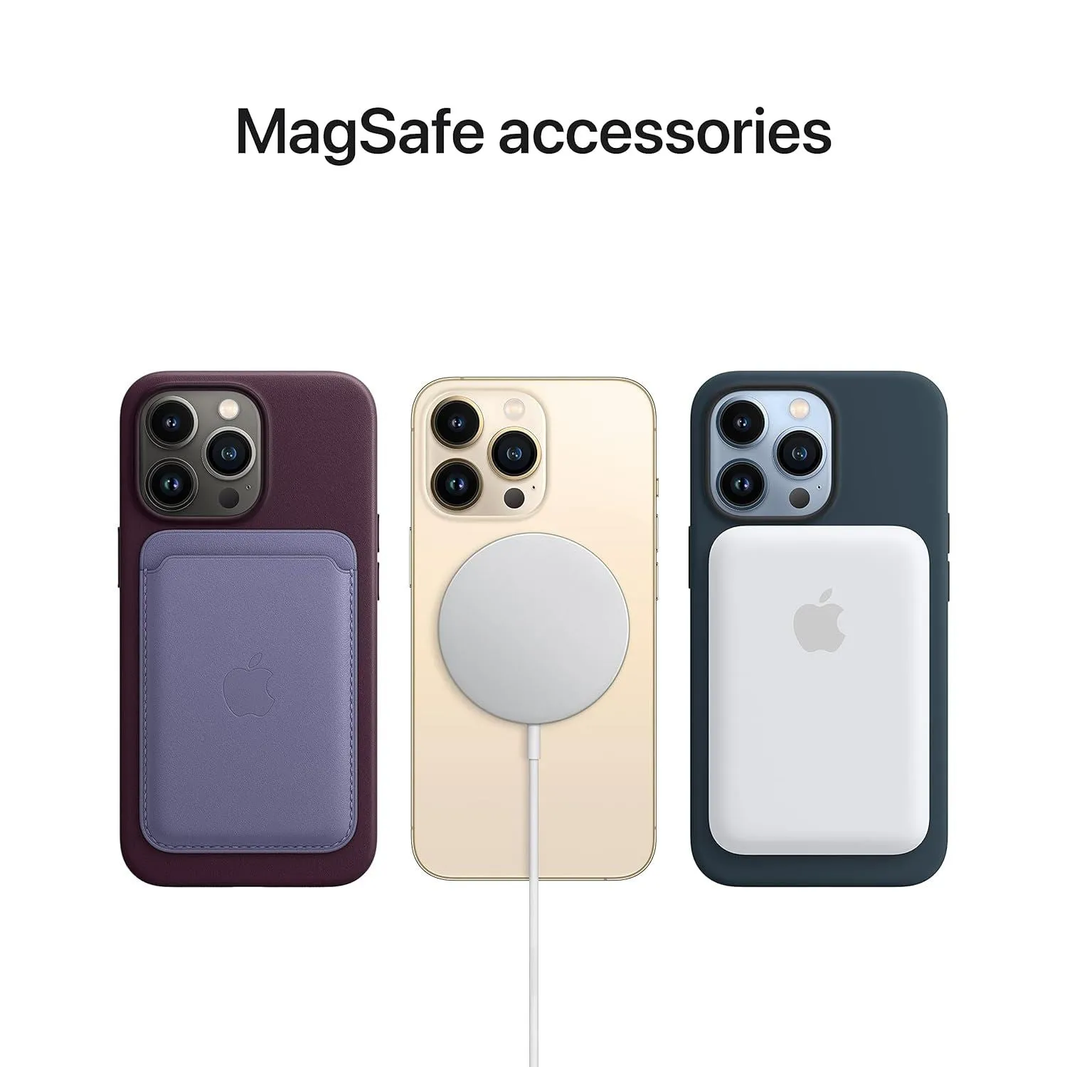 Apple Silicone Case with MagSafe for iphone 13 Pro Max 6.7" Eucalytpus A2708 - MN6C3ZM/A