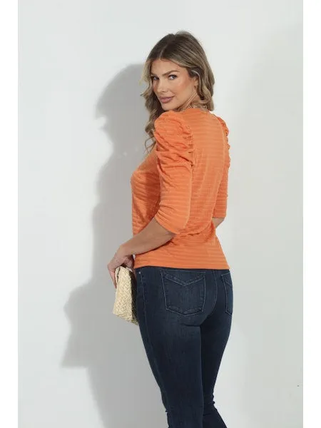 Apricot Rib Top