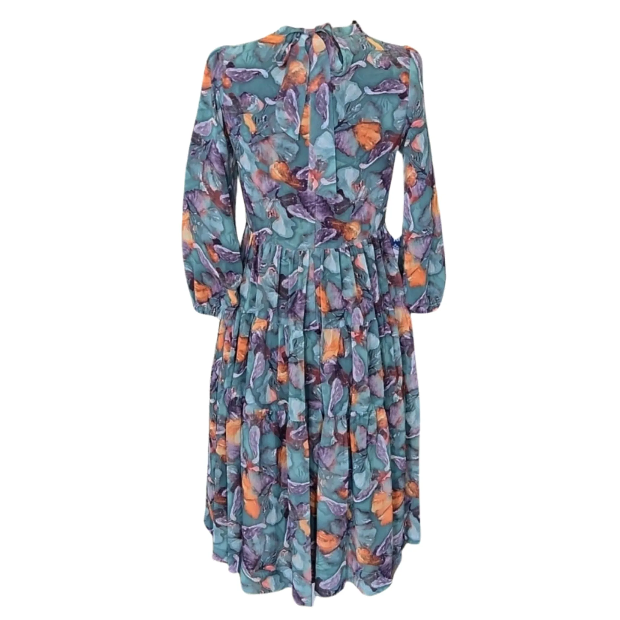 Arwen Tiered Dress Green