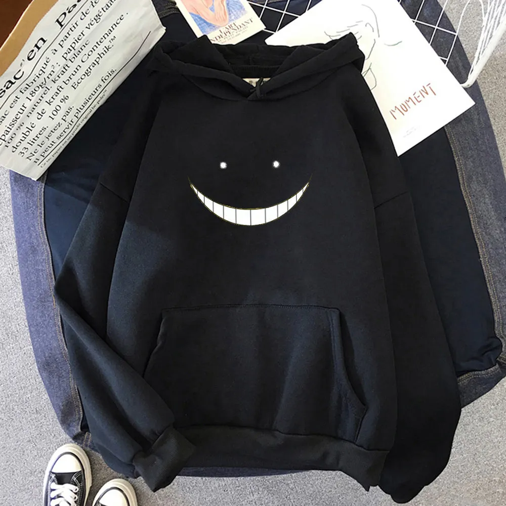 Assassination Classroom Hoodies Korosensei Anime Print Tracksuits Fashion Streetwear Oversized Sweatshirts