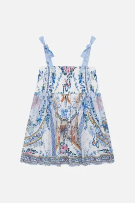 BABIES DRESS WITH SHIRRING SEASON OF THE SIREN
