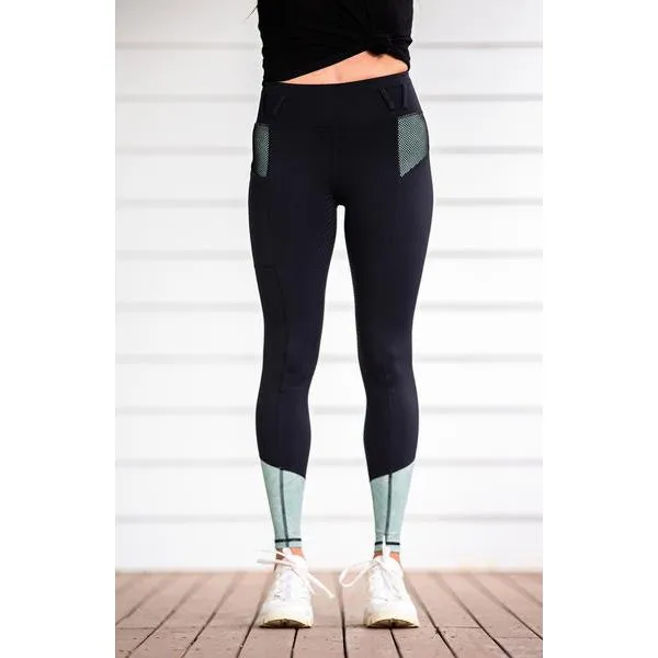 BARE Equestrian Performance Riding Tights - Pistachio