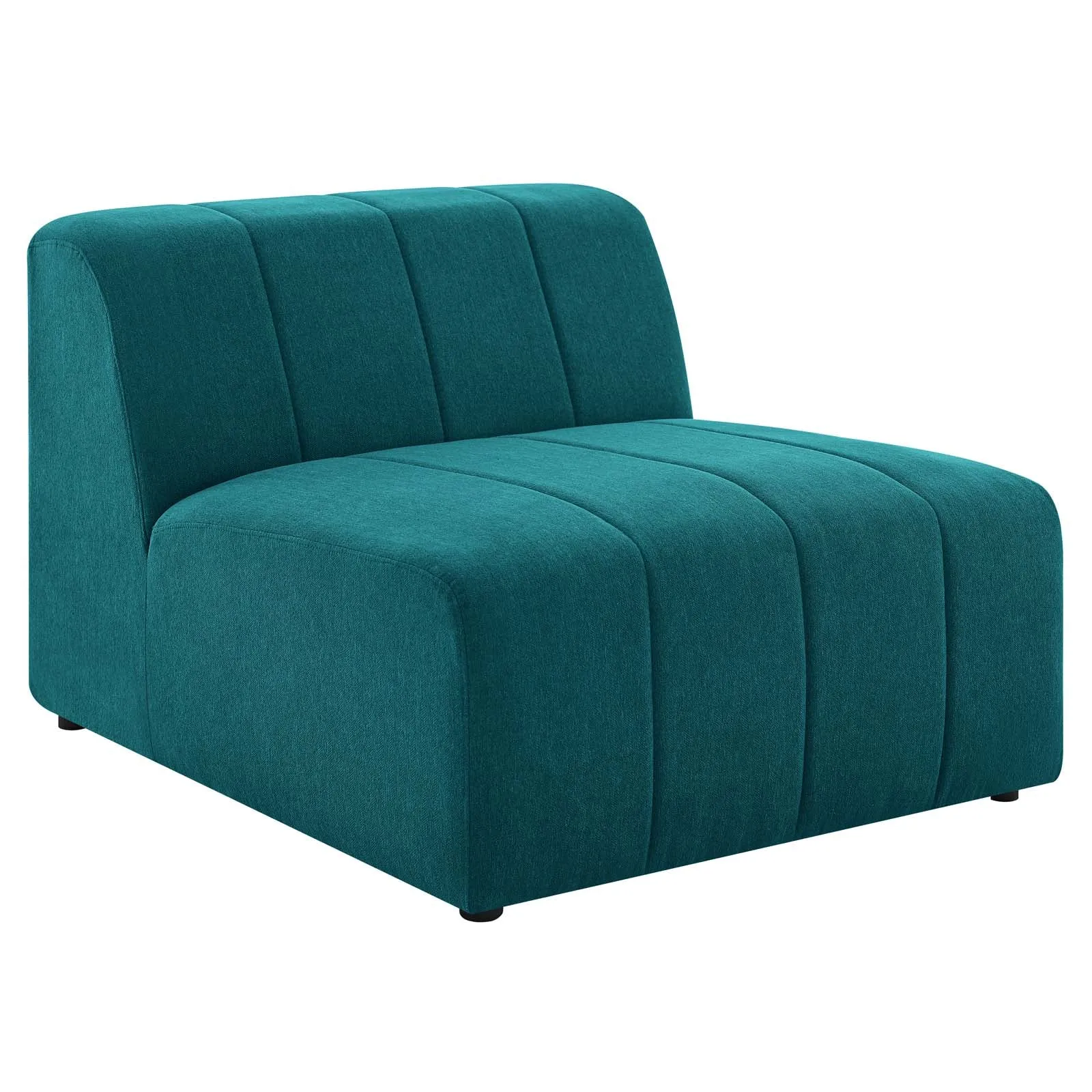 Bartlett Upholstered Fabric Armless Chair by Modway