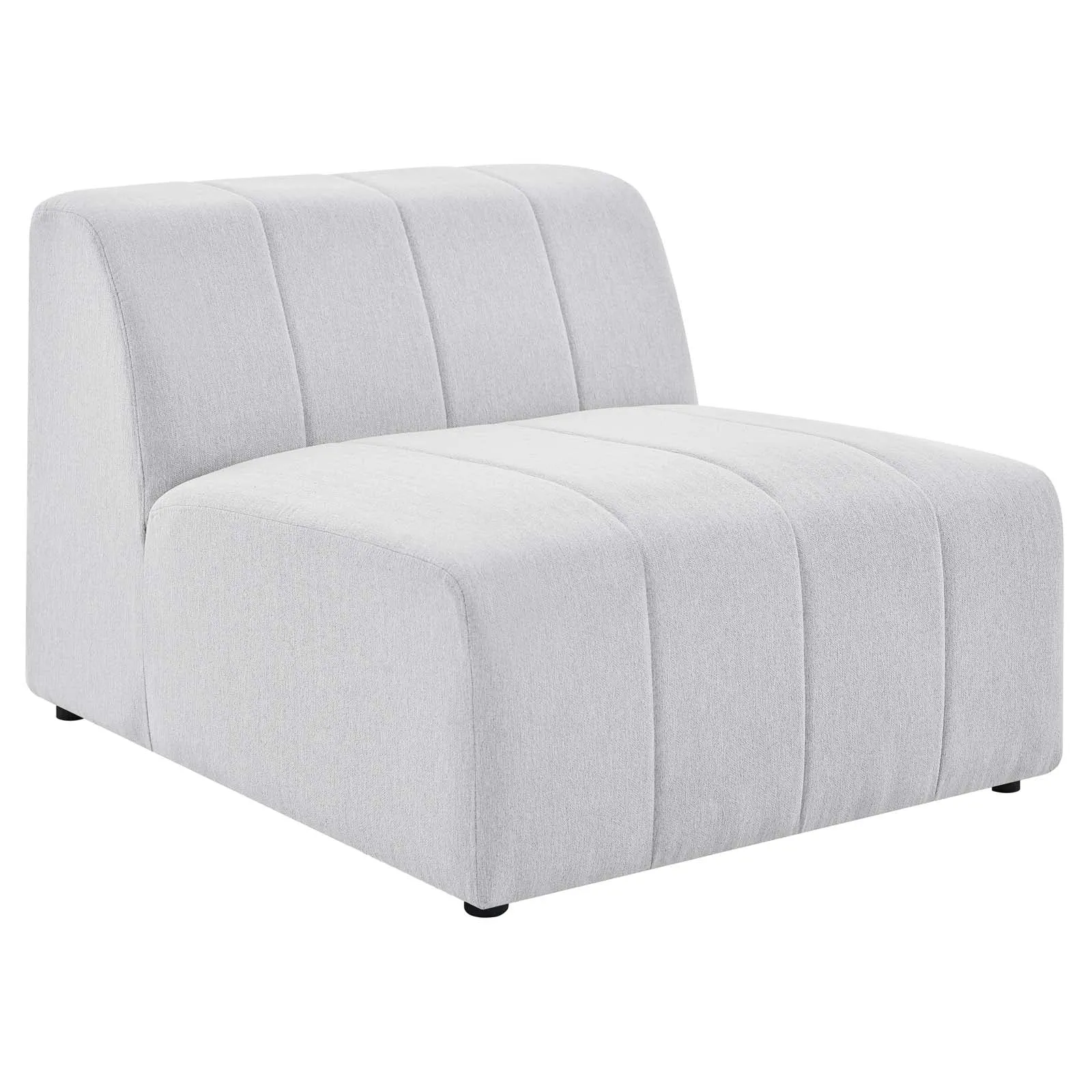 Bartlett Upholstered Fabric Armless Chair by Modway
