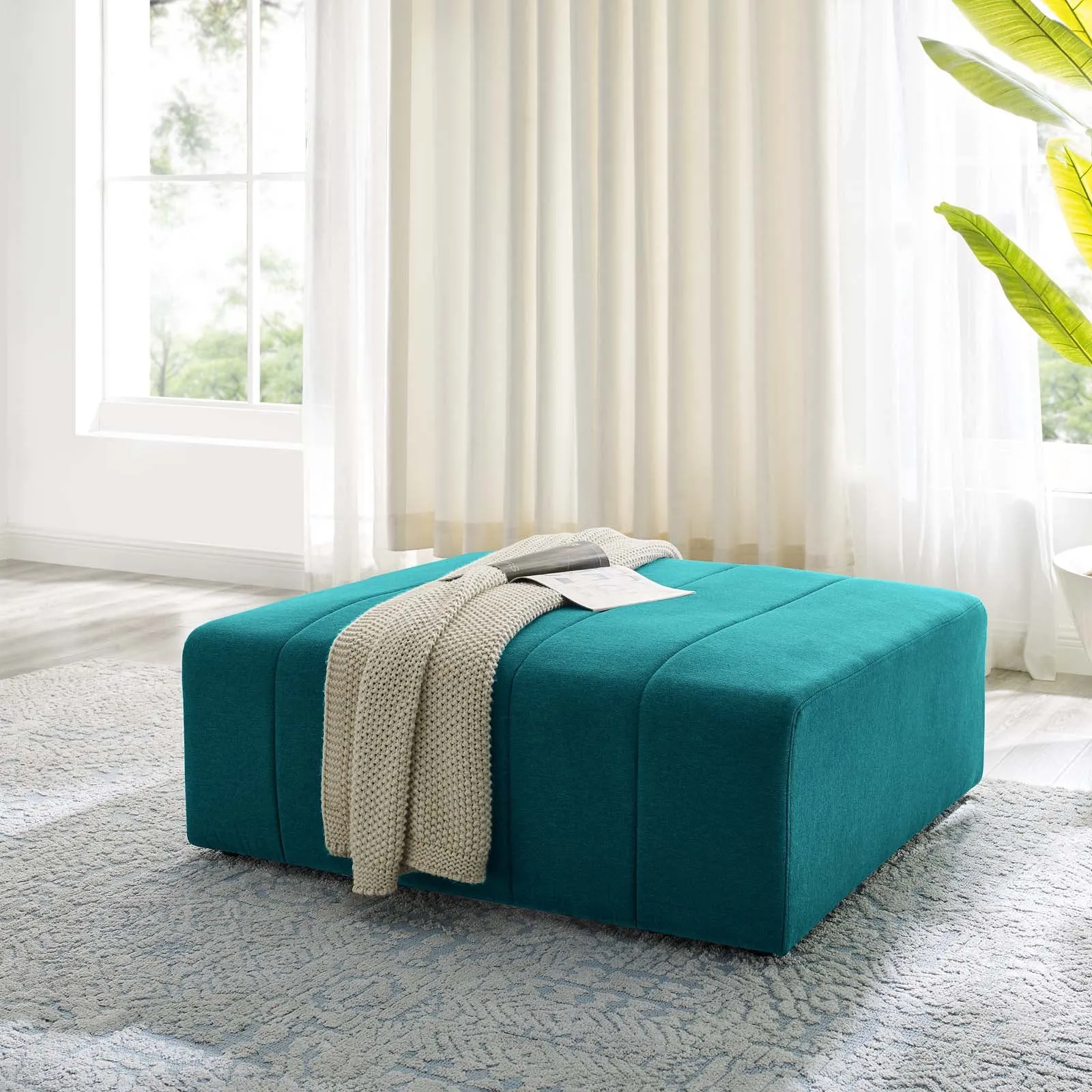 Bartlett Upholstered Fabric Ottoman by Modway