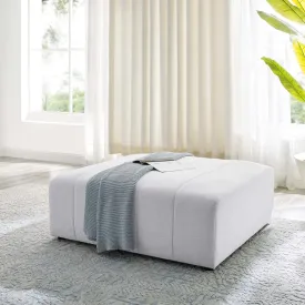 Bartlett Upholstered Fabric Ottoman by Modway