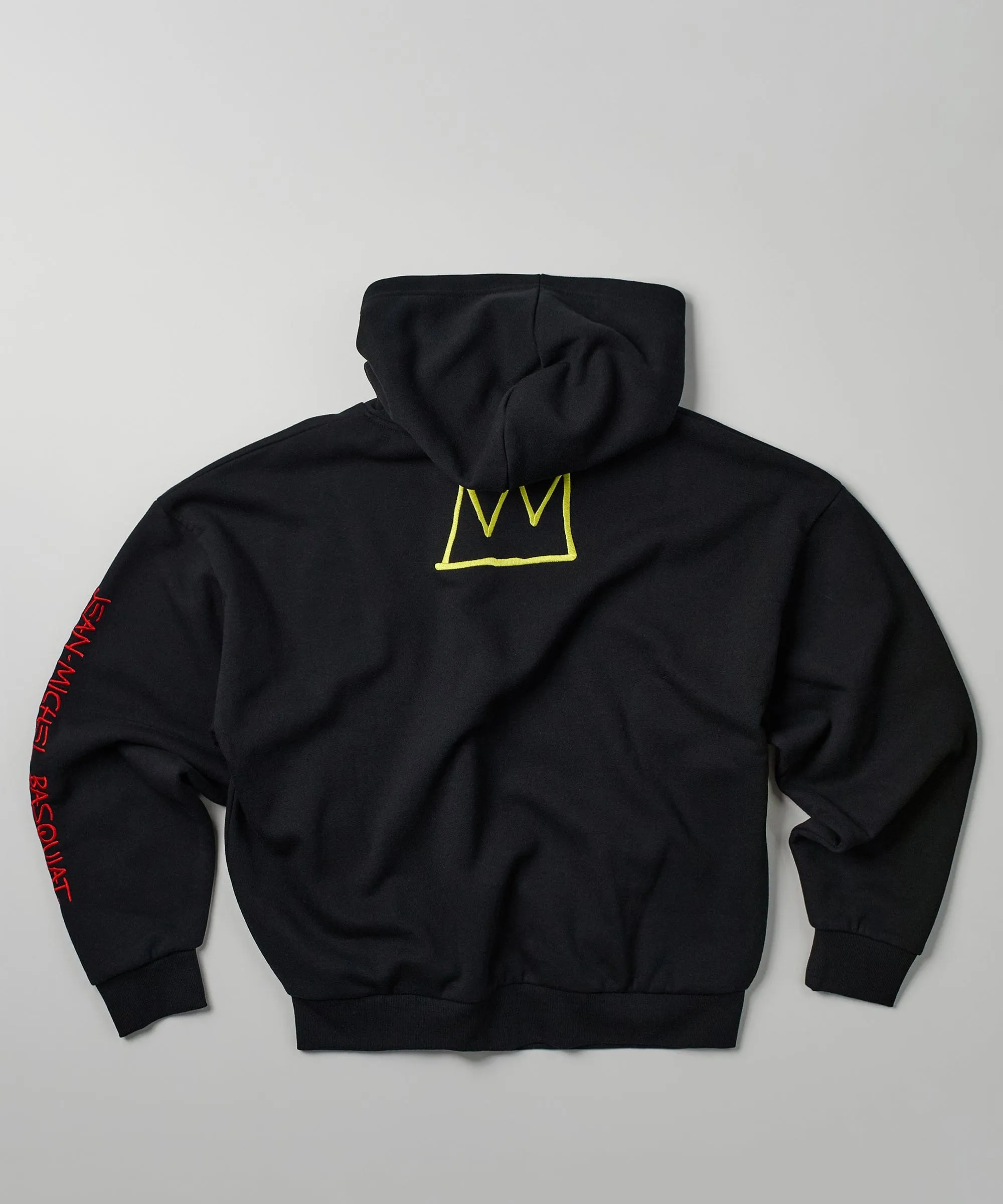 Basquiat™ Evil Thoughts Embroidered Hoodie - Black