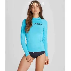 Billabong Surf Dayz Long Sleeve Rashguard Turquoise JWLYESDL