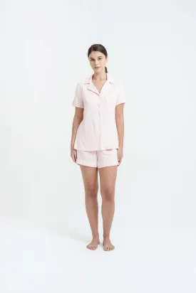 Blush Bamboo Short Pyjamas
