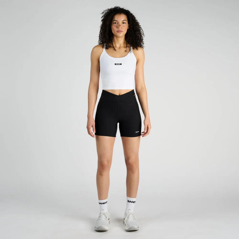 Cadence™ Crossover 5" Women's Compression Shorts - Black