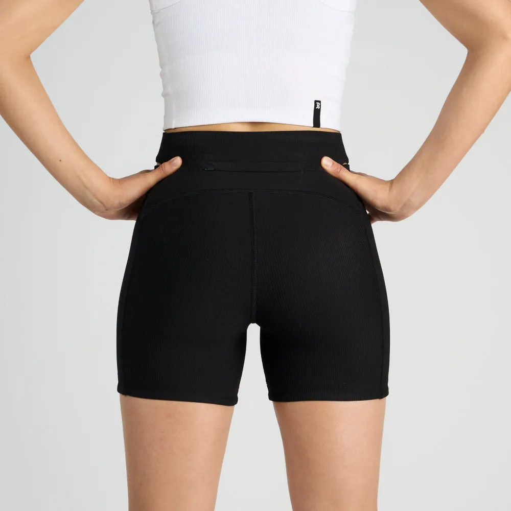Cadence™ Crossover 5" Women's Compression Shorts - Black