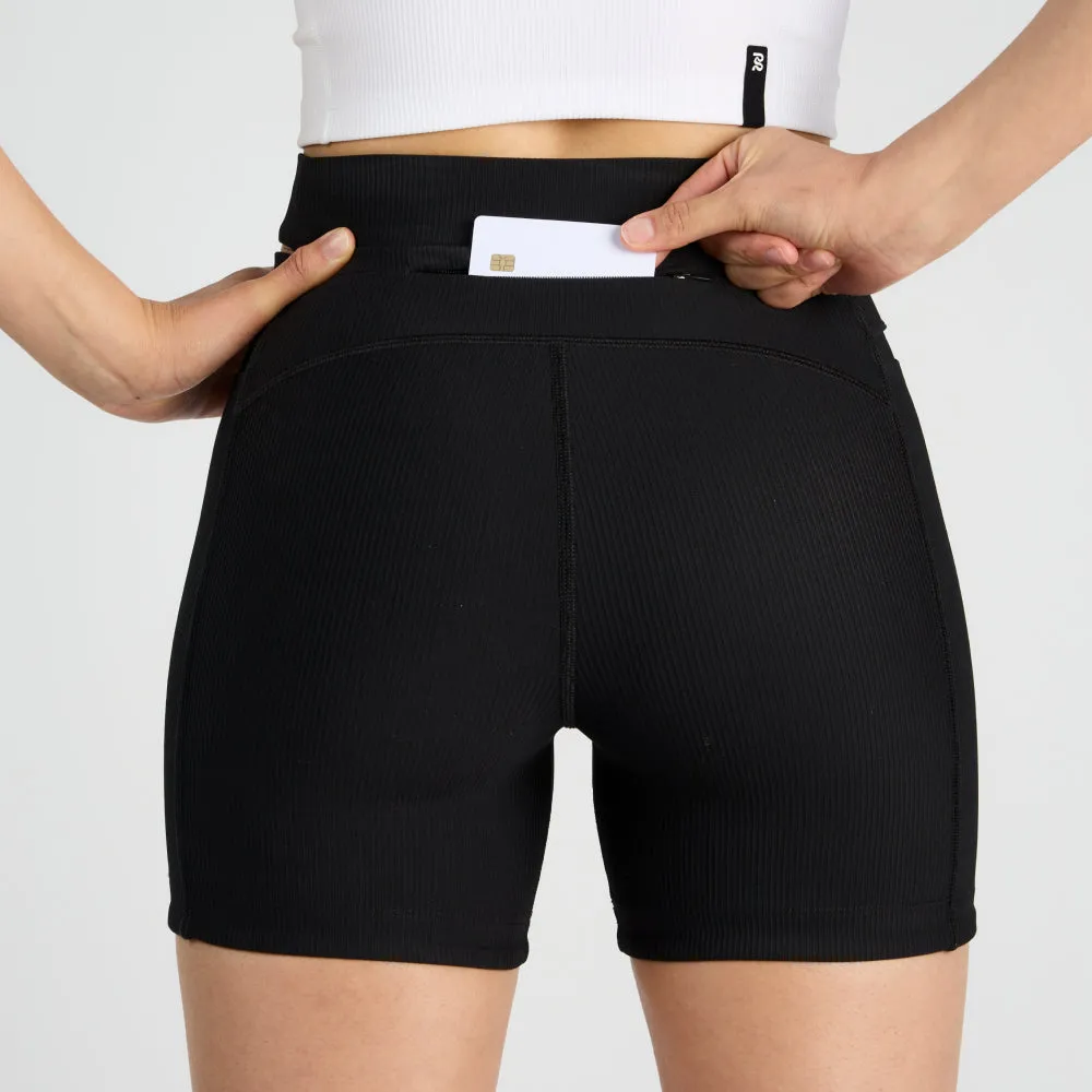 Cadence™ Crossover 5" Women's Compression Shorts - Black