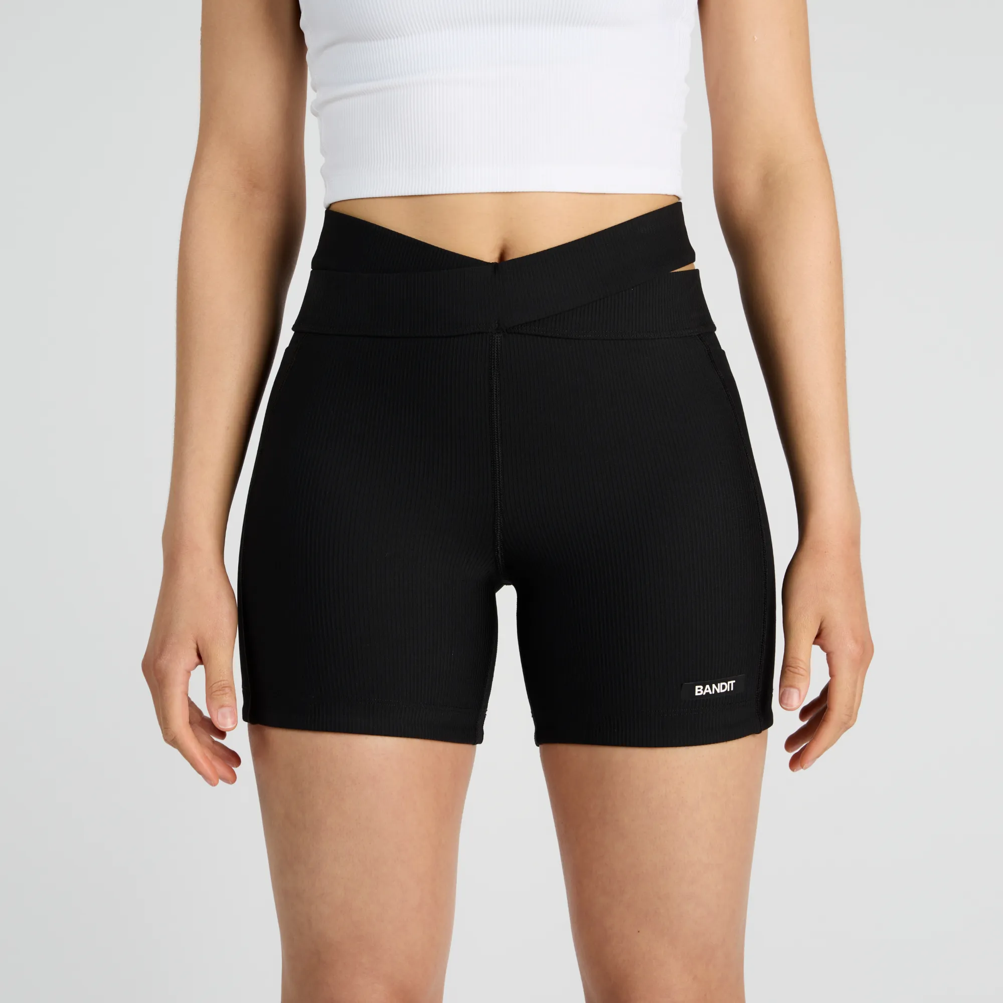 Cadence™ Crossover 5" Women's Compression Shorts - Black