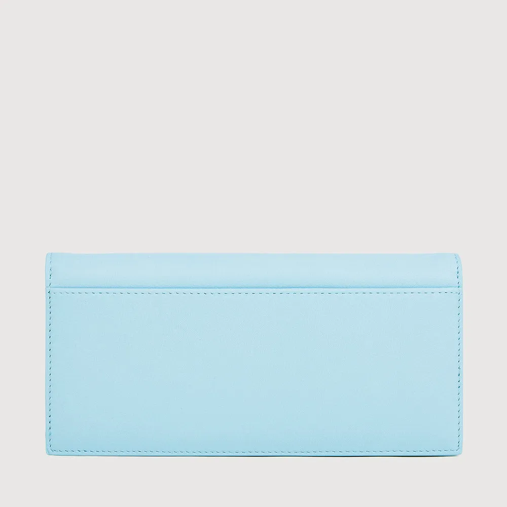 CERMET BIFOLD LONG WALLET WITH ZIP COMPARTMENT (BOX GUSSET)