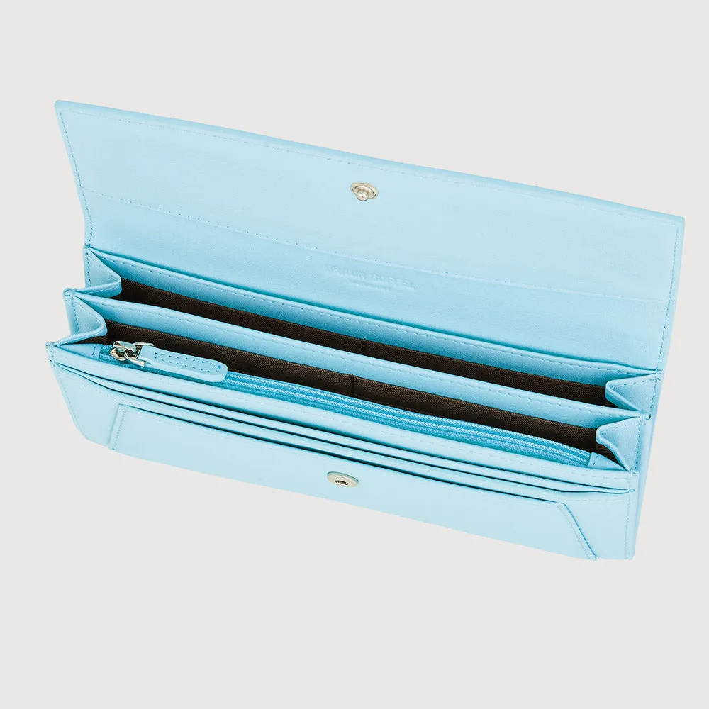 CERMET BIFOLD LONG WALLET WITH ZIP COMPARTMENT (BOX GUSSET)