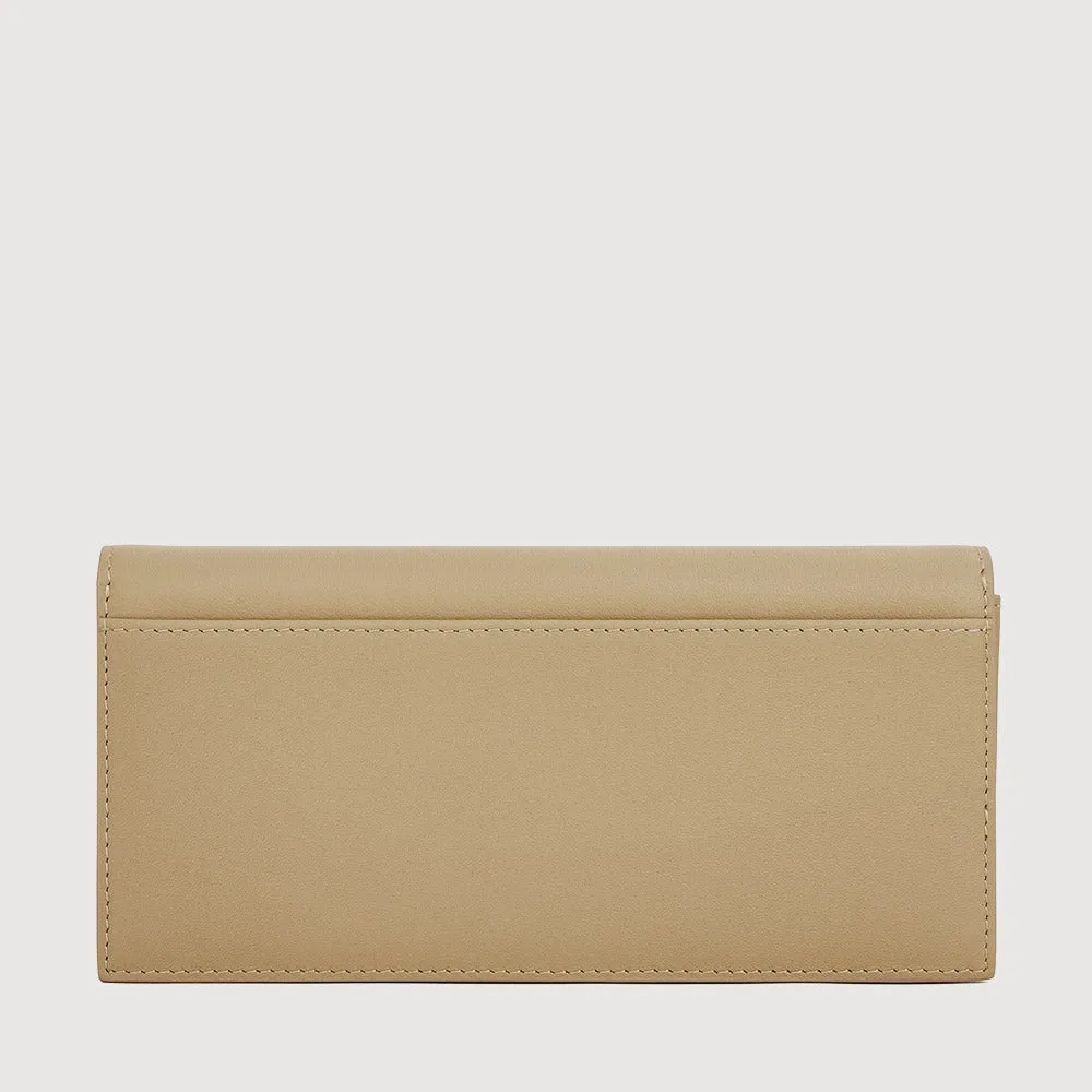 CERMET BIFOLD LONG WALLET WITH ZIP COMPARTMENT (BOX GUSSET)