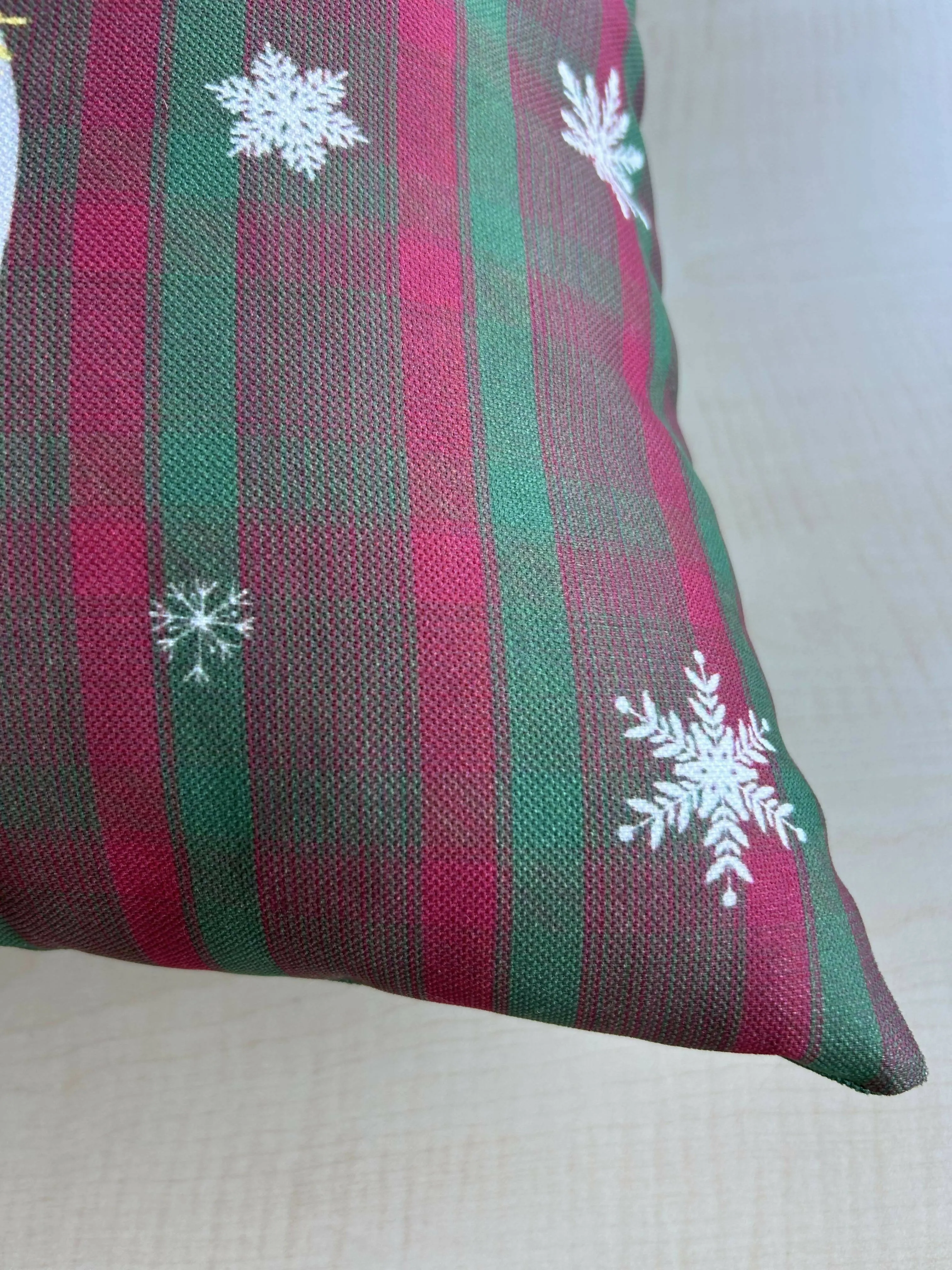 Christmas Snowman Pillow Cover, Holiday Pillow Cover, Winter Decorating