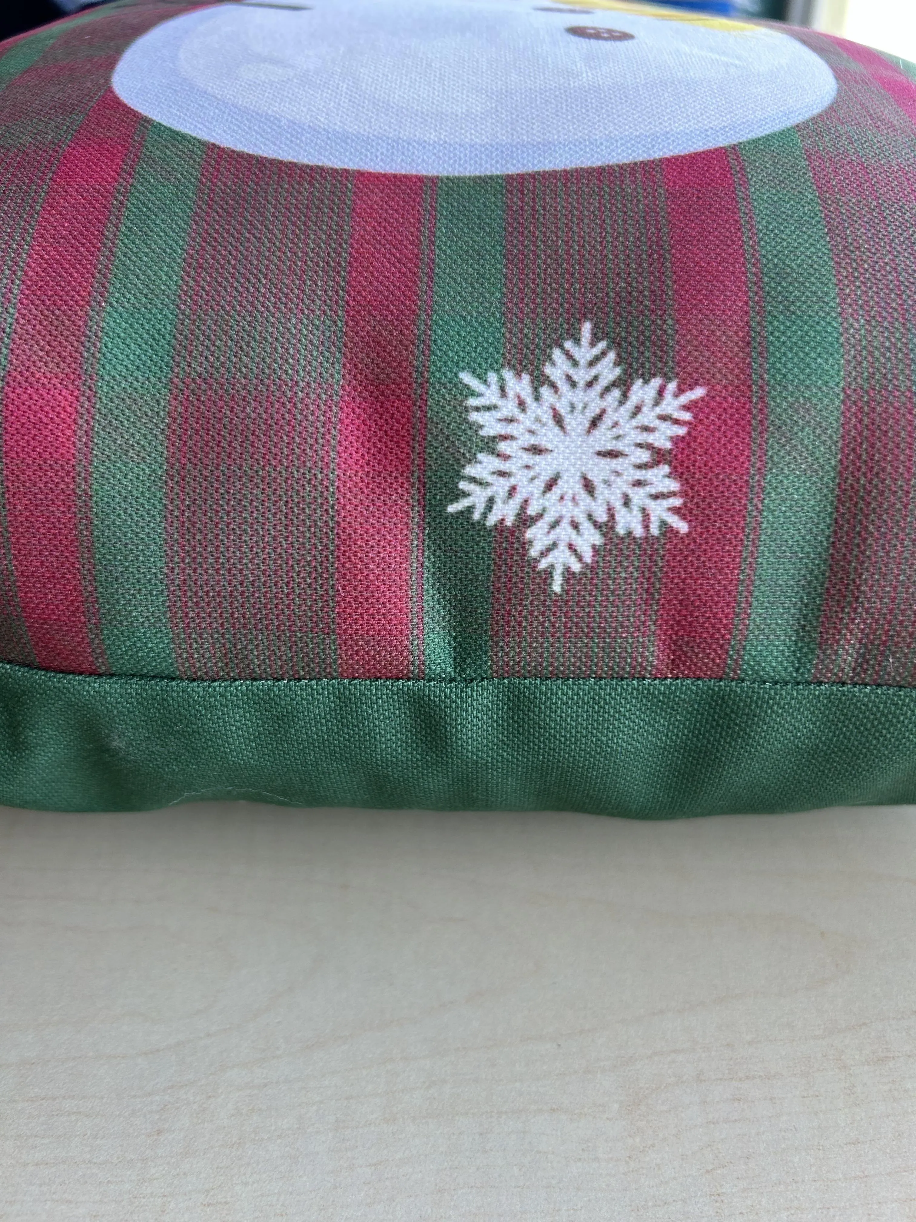 Christmas Snowman Pillow Cover, Holiday Pillow Cover, Winter Decorating