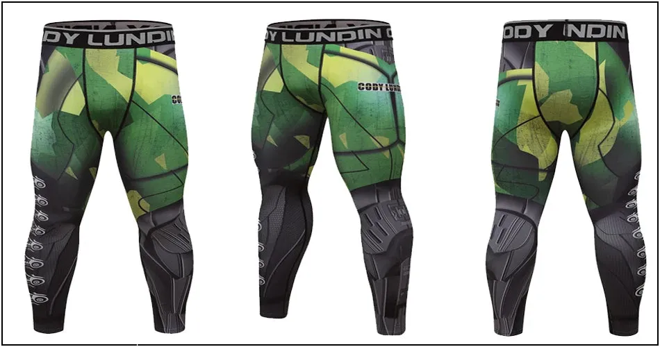 Cody Lundin - CYBORG - BJJ compression tights /rash guard / Spats /Pants