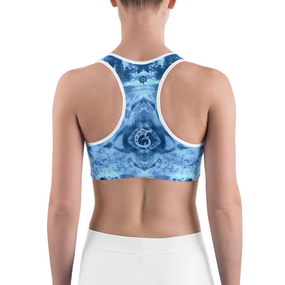 Cosmic Blues - Yoga Sports bra