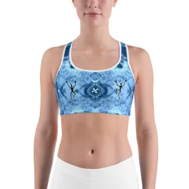 Cosmic Blues - Yoga Sports bra