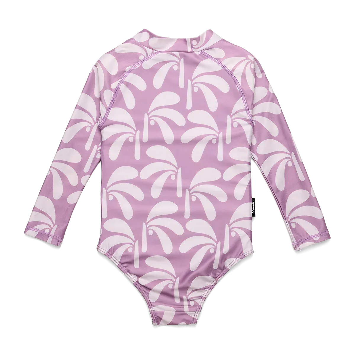 Cry Wolf Long Sleeve Swimsuit Lilac Palms
