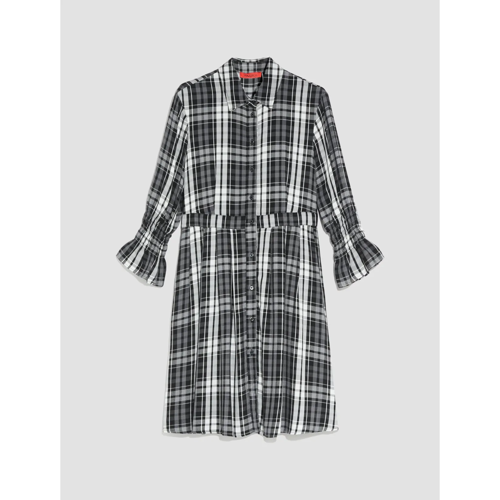 Dania Dress - Black/White Pattern