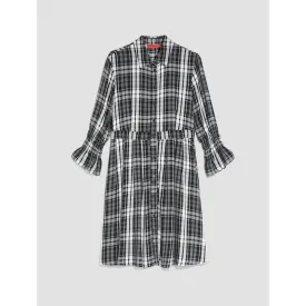 Dania Dress - Black/White Pattern