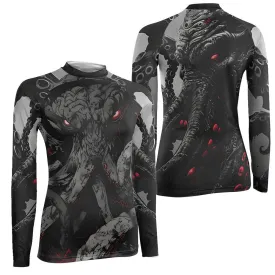 Darkness Cthulhu Women's Long Sleeve Rash Guard
