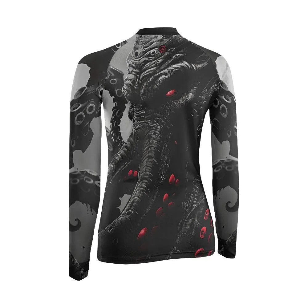 Darkness Cthulhu Women's Long Sleeve Rash Guard