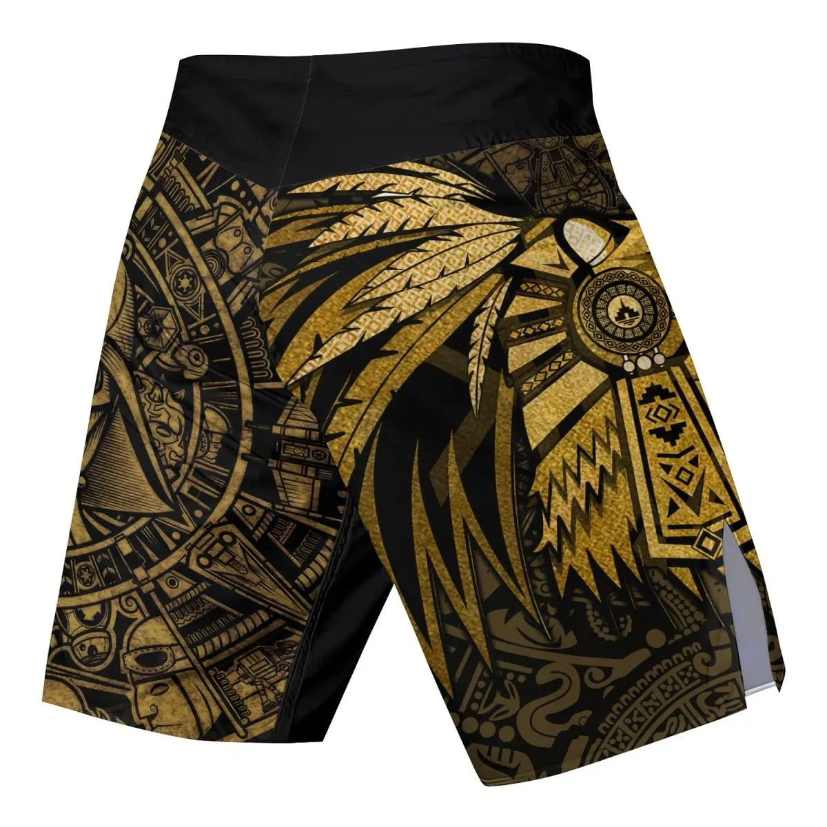 Darth Vader Aztec Calendar Fight Shorts