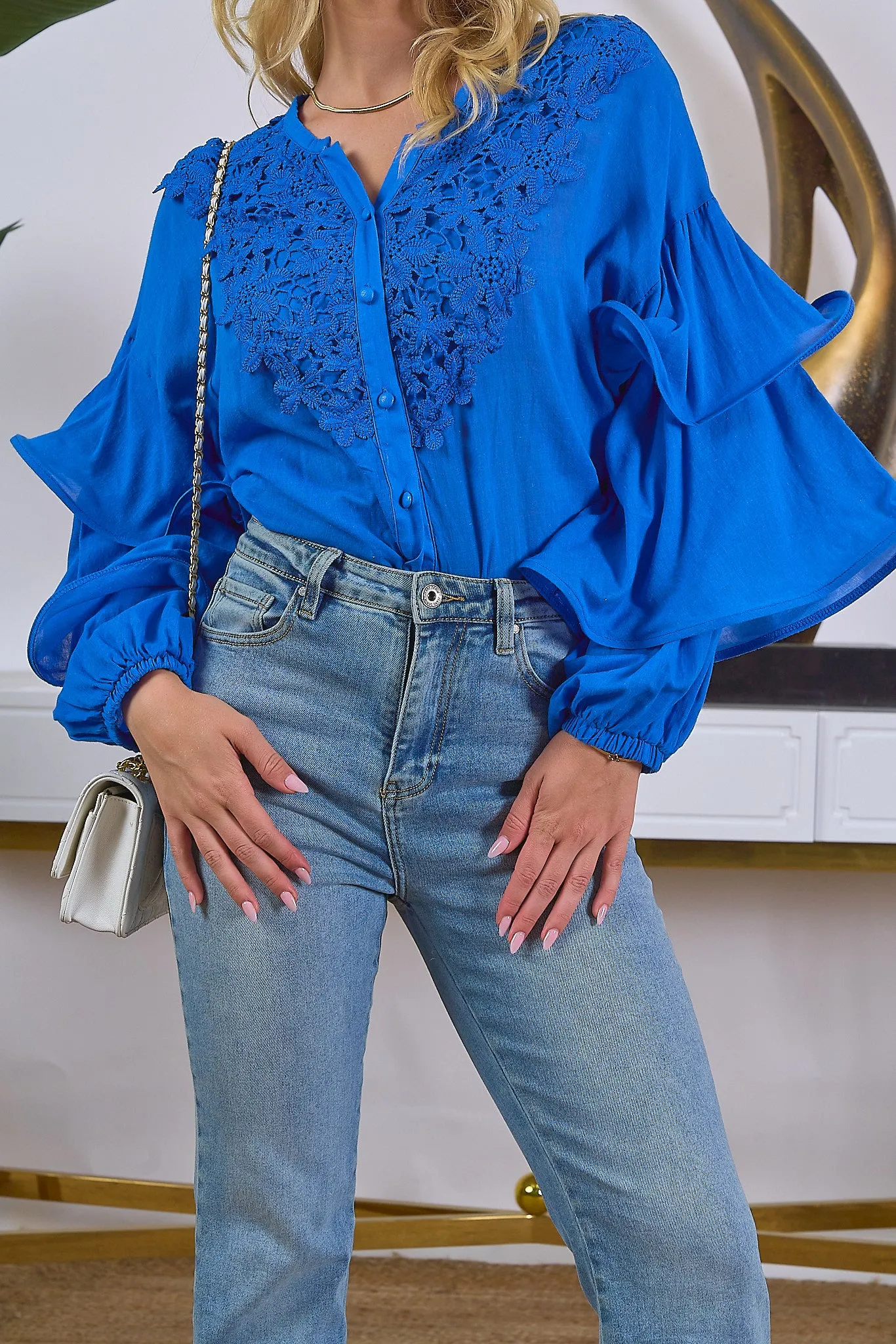 Dramatic Sleeve Lace top