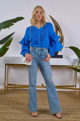 Dramatic Sleeve Lace top