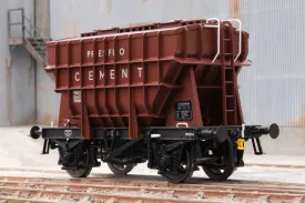 Ellis Clark Trains E3001B Finescale O Gauge Presflo Wagon 'Presflo Cement' 'B888288' (Pre-TOPS), Bauxite