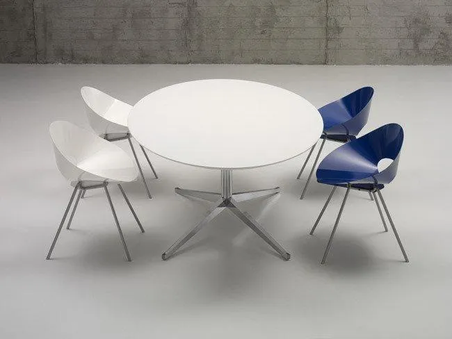Florence Knoll 50" Round Table Desk