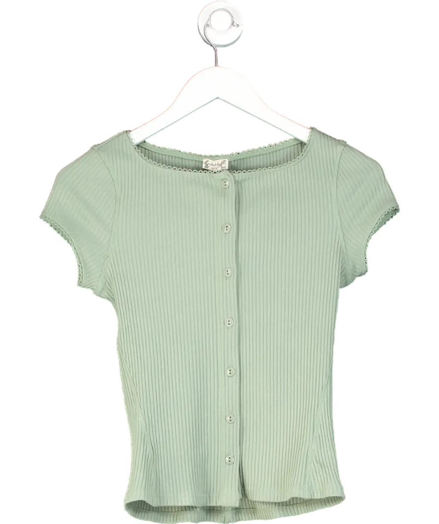 Free People Green Most Wanted Cardi UK S