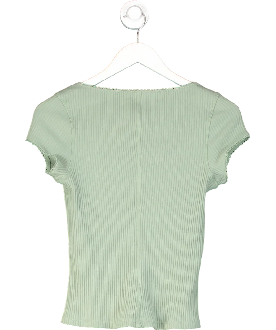 Free People Green Most Wanted Cardi UK S