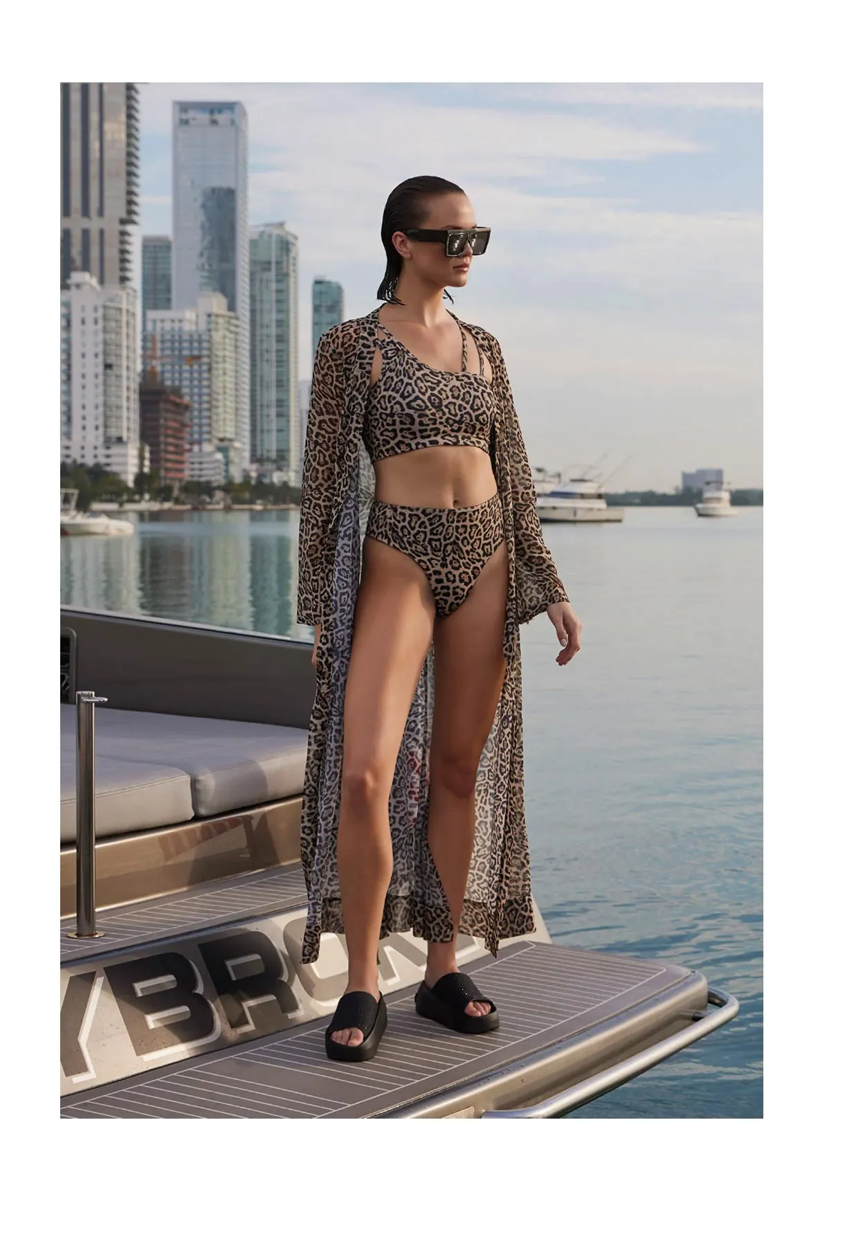 Goldbergh Waterfront Dress in Animal Print