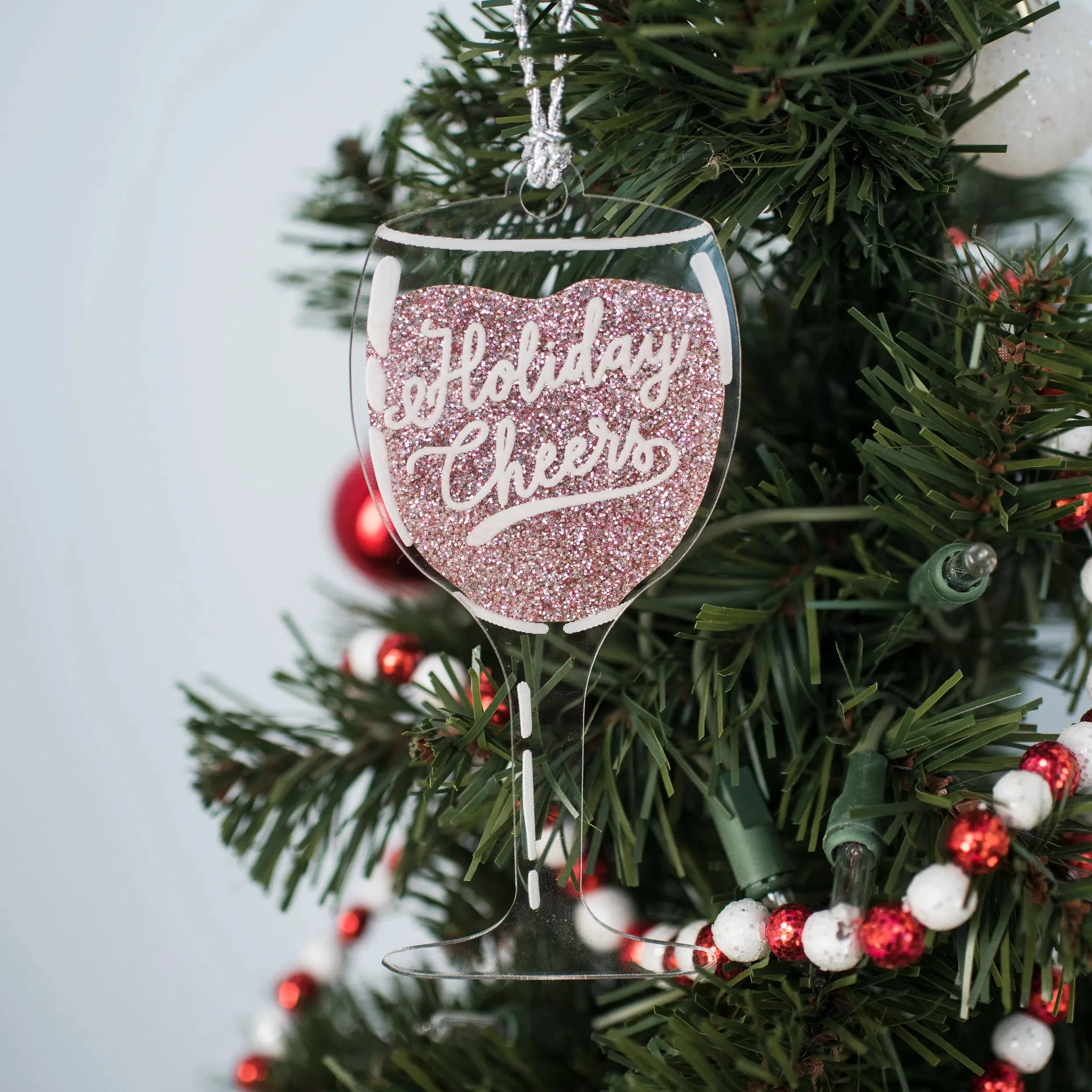 Holiday Cheers Wine Ornament - 3 Varieties