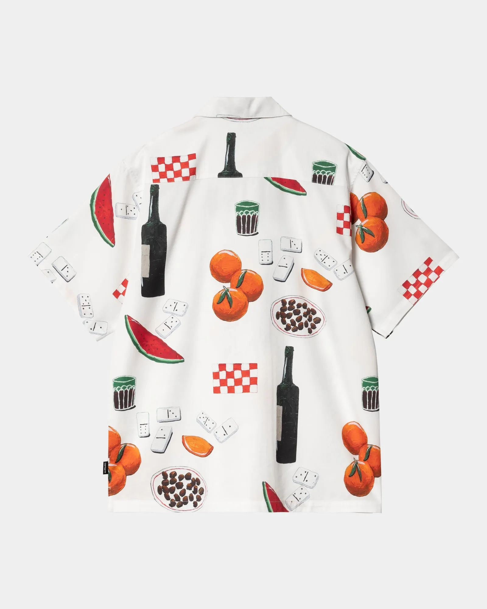 Isis Maria Dinner Print Shirt | White