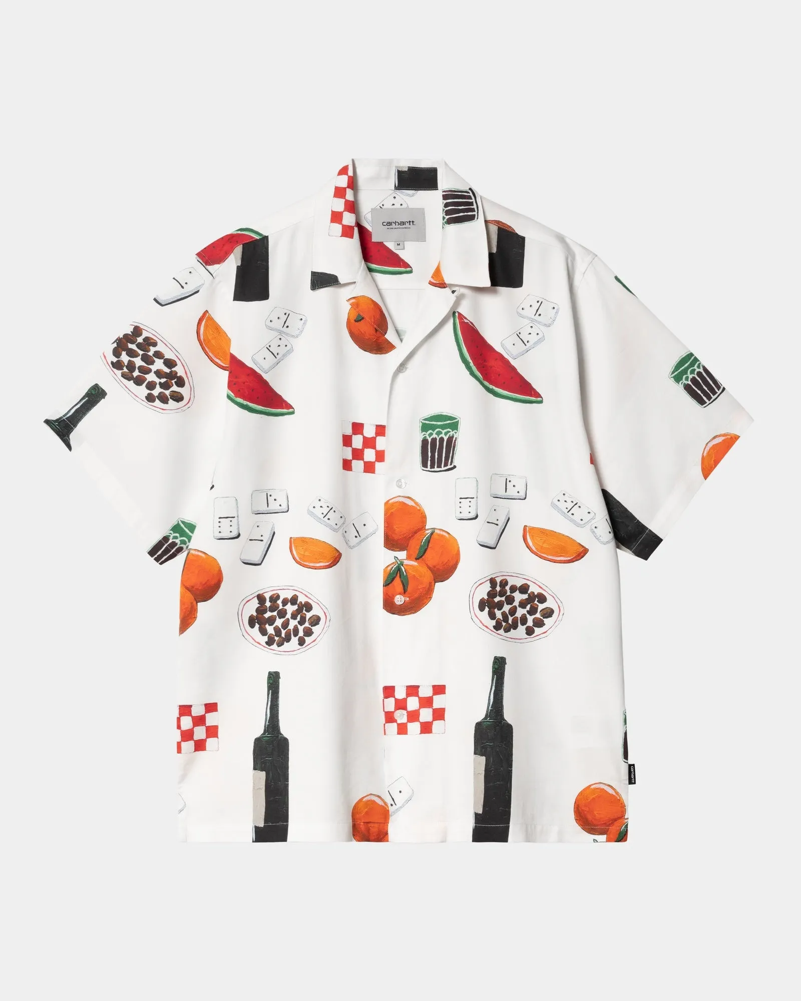 Isis Maria Dinner Print Shirt | White